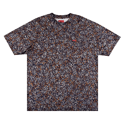 Pre-owned Supreme Small Box Tee 'navy Floral Cards' In Multi-color