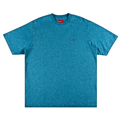 Pre-owned Supreme Small Box Tee 'slate' In Blue
