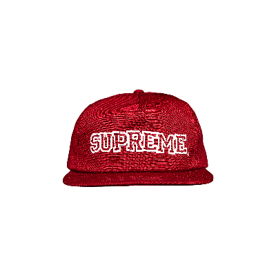 Pre-owned Supreme Shattered Logo 5-panel 'cardinal' In Red