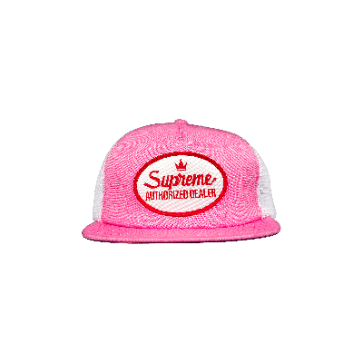 Pre-owned Supreme Authorized Mesh Back 5-panel 'pink'