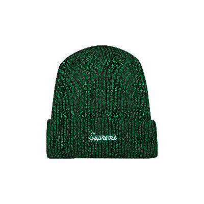 Pre-owned Supreme Loose Gauge Beanie 'green'