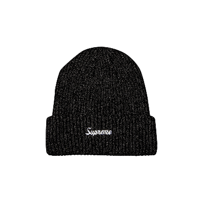 Pre-owned Supreme Loose Gauge Beanie 'black'