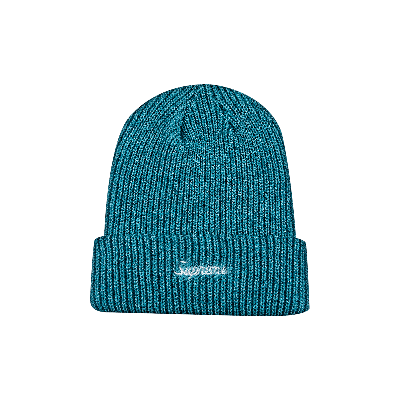 Pre-owned Supreme Loose Gauge Beanie 'slate' In Blue