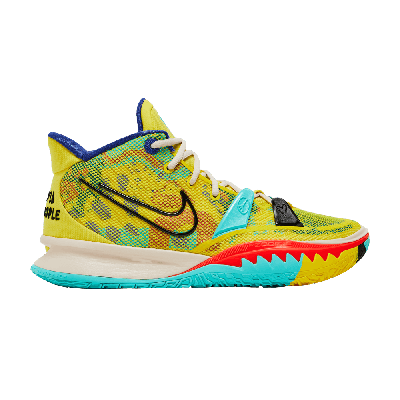 Pre-owned Nike Kyrie 7 Ep '1 World 1 People' In Yellow