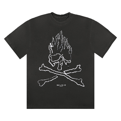 Pre-owned Cactus Jack By Travis Scott For Mastermind Skull Tee 'black'