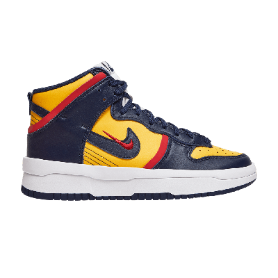 Pre-owned Nike Wmns Dunk High Up Rebel 'michigan' In Yellow