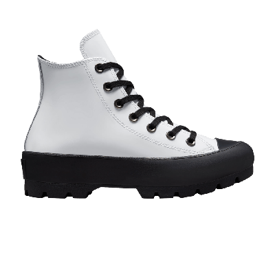 Pre-owned Converse Wmns Chuck Taylor All Star High Surface Fusion Lugged 'white Black'