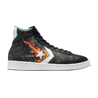 Pre-owned Converse Nba Jam X Pro Leather High 'he's On Fire!' In Black