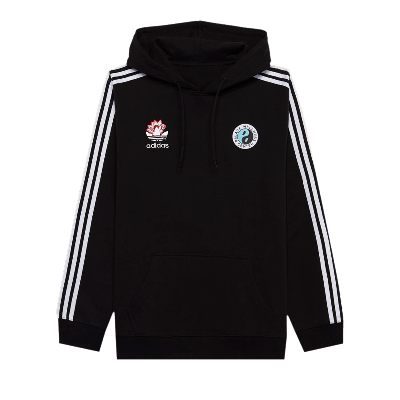 Pre-owned Palace X Adidas Palaste Graphic Hoodie 'black'