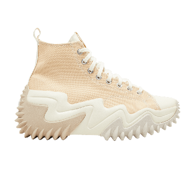 Pre-owned Converse Run Star Motion High 'light Twine' In Cream
