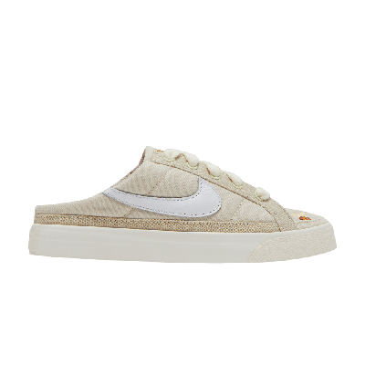 Pre-owned Nike Wmns Court Legacy Mule 'cork' In Cream