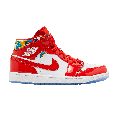 Pre-owned Air Jordan 1 Mid Se 'barcelona Sweater' In Red