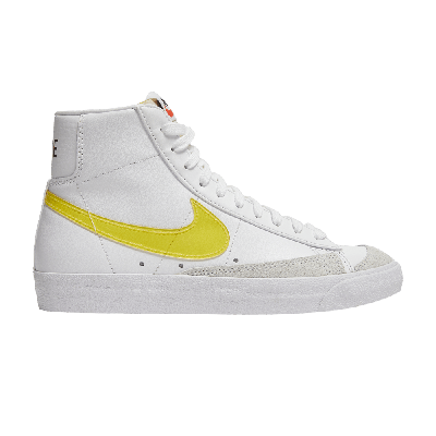Pre-owned Nike Wmns Blazer Mid '77 Essential 'white Opti Yellow'
