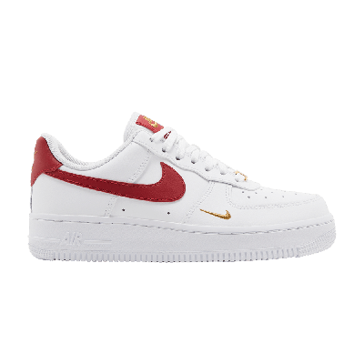 Pre-owned Nike Wmns Air Force 1 Essential Low 'white Gym Red'