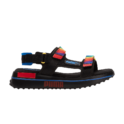 Puma Wmns Future Rider Sandal 'rainbow' In Black