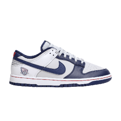 Pre-owned Nike Nba X Dunk Low Emb '75th Anniversary - Nets' In White