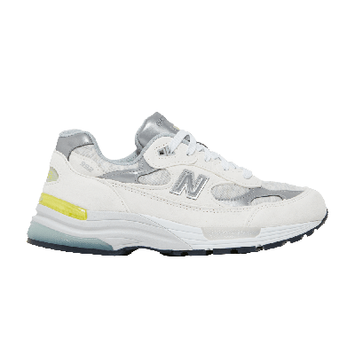 Pre-owned New Balance Wmns 992 Made In Usa 'white Cyclone'