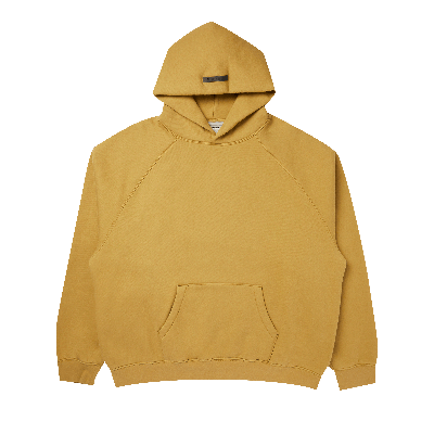 Pre-owned Essentials Fear Of God  Pullover Hoodie 'amber' In Yellow