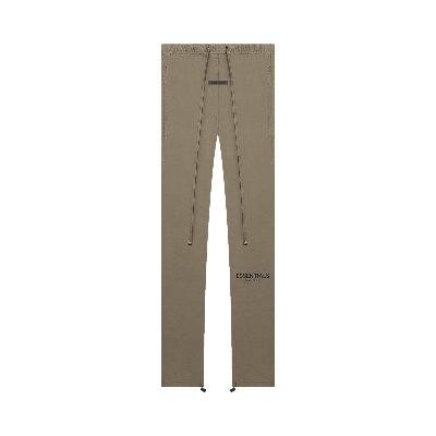 Pre-owned Essentials Fear Of God  Track Pant 'harvest' In Brown