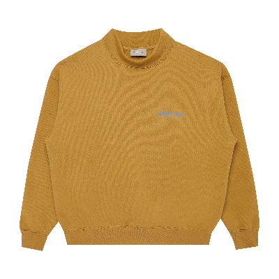 Pre-owned Essentials Fear Of God  Pullover Mockneck 'amber' In Yellow
