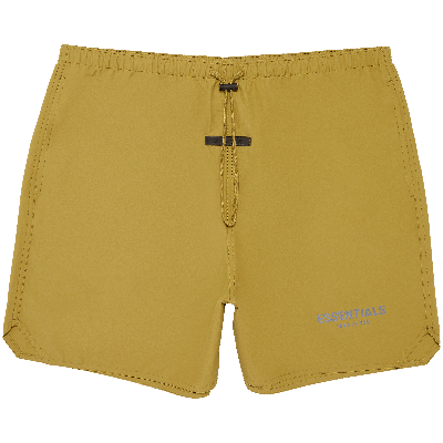 Pre-owned Essentials Fear Of God  Volley Short 'amber' In Yellow