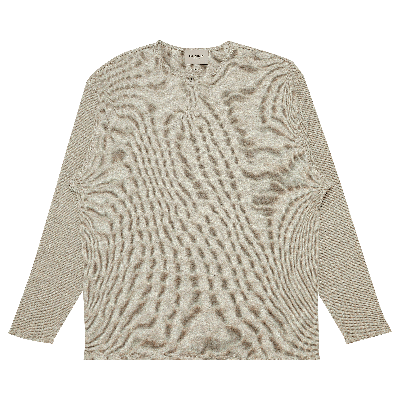Pre-owned Essentials Fear Of God  Thermal Henley Long-sleeve 'heather' In Grey