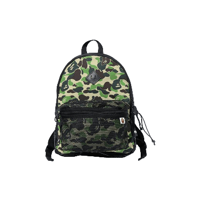 Pre-owned Bape Abc Camo Bungee Cord Day Pack 'green'