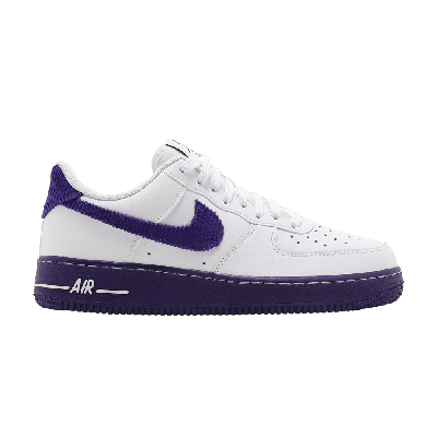 Pre-owned Nike Air Force 1 '07 Lv8 Emb 'white Court Purple'