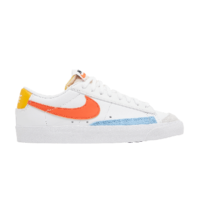 Pre-owned Nike Wmns Blazer Low '77 'white Orange'