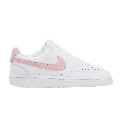 Pre-owned Nike Wmns Court Vision Low 'white Pink Glaze'
