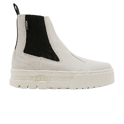 Pre-owned Puma Wmns Mayze Chelsea Boot 'marshmallow' In Cream