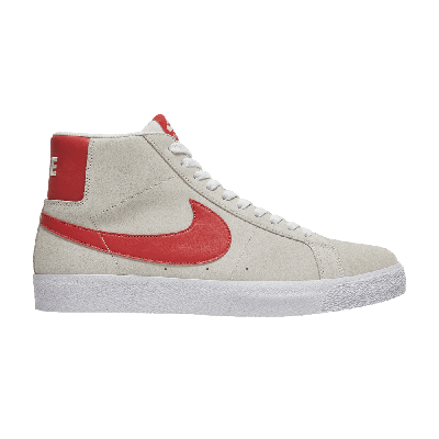 Pre-owned Nike Blazer Mid Sb 'lobster' In White