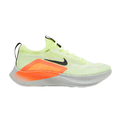 Pre-owned Nike Zoom Fly 4 'barely Volt' In Yellow