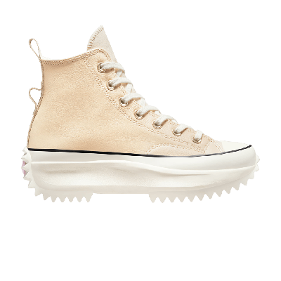 Pre-owned Converse Run Star Hike High 'earthy Tones - Light Twine' In Cream