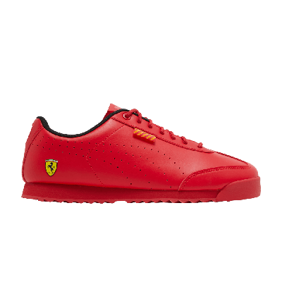 Pre-owned Puma Scuderia Ferrari X Roma 'rosso Corsa' In Red