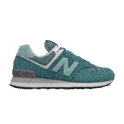 Pre-owned New Balance Wmns 574 'deep Sea' In Green