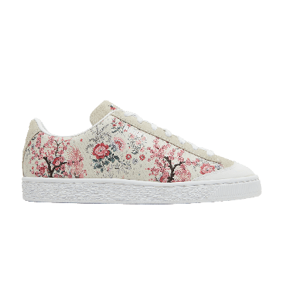 Pre-owned Puma Liberty Of London X Wmns Basket 'floral' In Cream