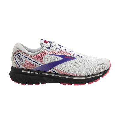 Pre-owned Brooks Wmns Ghost 14 'white Purple Coral'