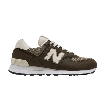 Pre-owned New Balance 574 'olive' In Green