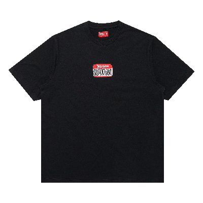Pre-owned Supreme Gonz Nametag Short-sleeve Top 'black'