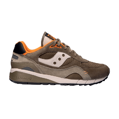 Pre-owned Saucony Shadow 6000 'olive Orange' In Green