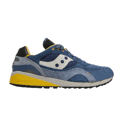Pre-owned Saucony Shadow 6000 'navy Yellow' In Blue