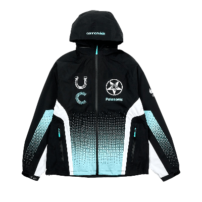 Pre-owned Palace Cannondale Mad Boy Gore-tex Paclite Jacket 'black/mint'