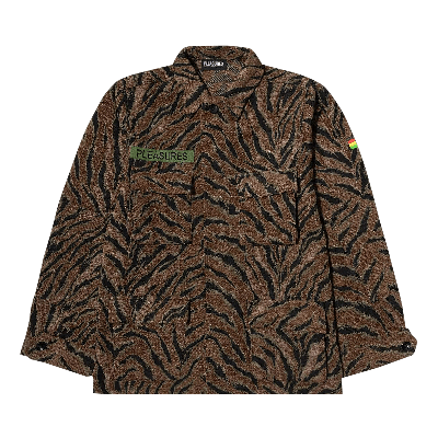 Pre-owned Pleasures Jungle Jacket 'brown'