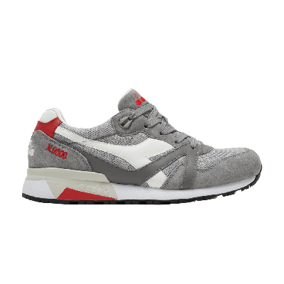 Pre-owned Diadora N9000 Made In Italy 'storm Grey Red'