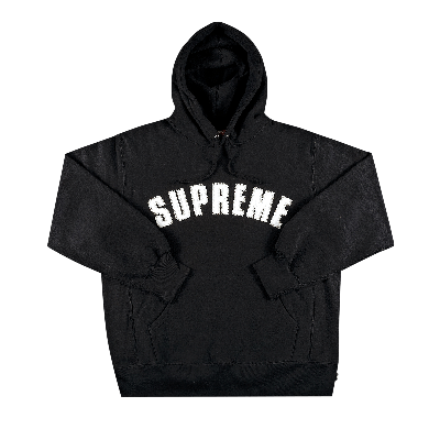 Pre-owned Supreme Pearl Logo Hooded Sweatshirt 'black'