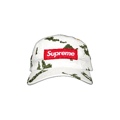 Pre-owned Supreme Military Camp Cap 'white Russian Camo'