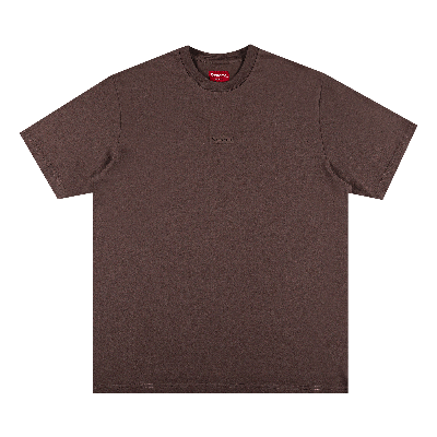 Pre-owned Supreme High Density Small Box Short-sleeve Top 'dusty Plum' In Purple