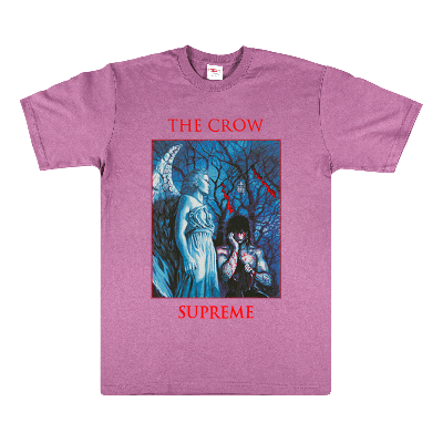 Pre-owned Supreme X The Crow Tee 'plum' In Purple