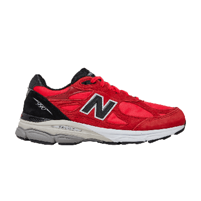 Pre-owned New Balance 990v3 Made In Usa 'red Suede'